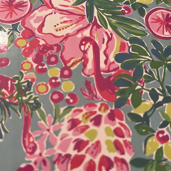 Lilly Pulitzer Seasalt Blue “Fruity Flamingo”Mug  - New - Picture 2 of 10